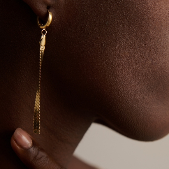 Elegant Long Tassel Earrings - Picture 7 of 7